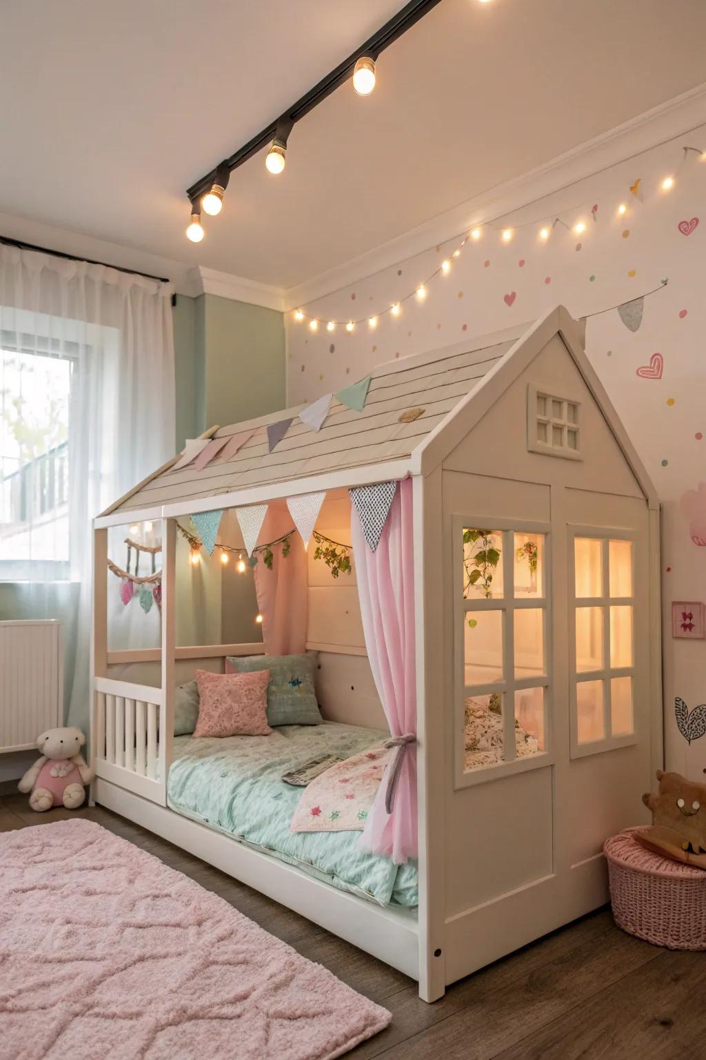 Transform bedtime into a magical experience with a playful roost bed.