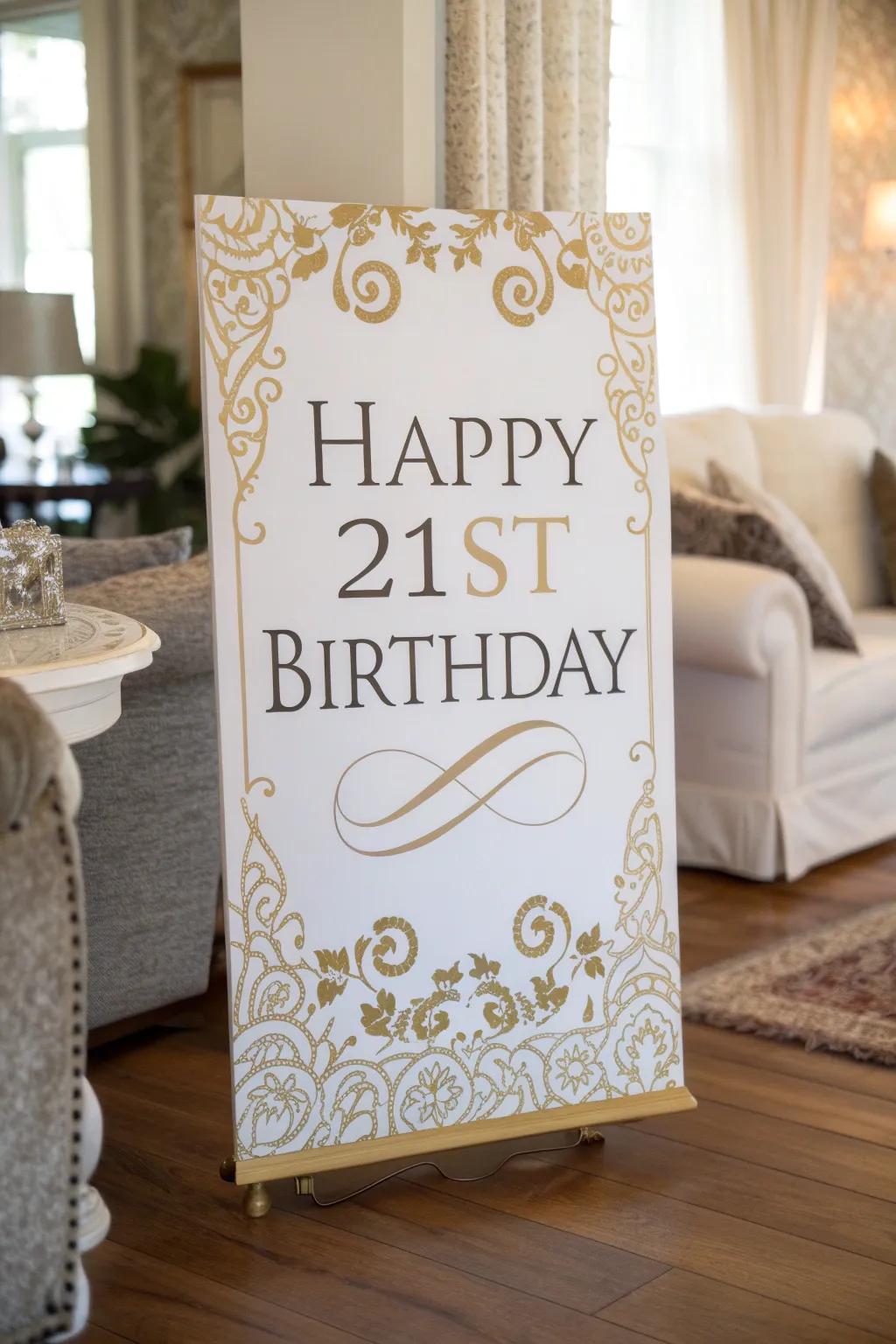 Incorporate a personal element with a bespoke name decoration.