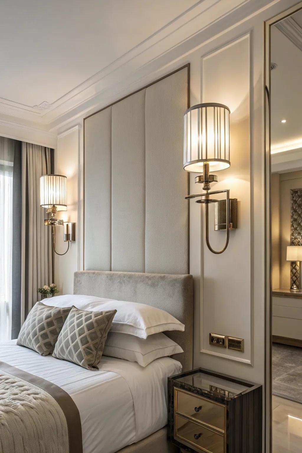 Elegant modern lights elevate minimalist environments.