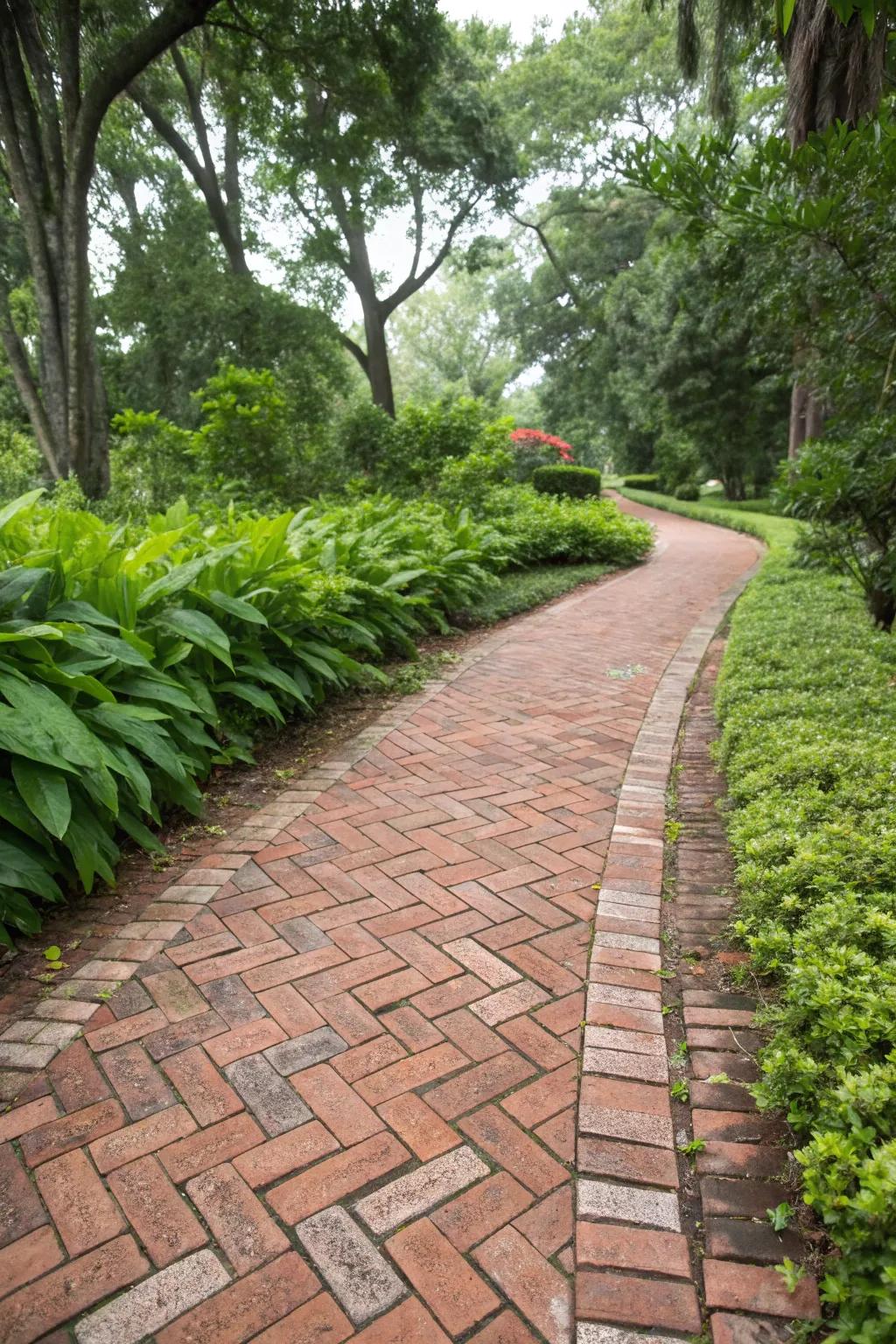 Herringbone: A pattern of classic refinement.