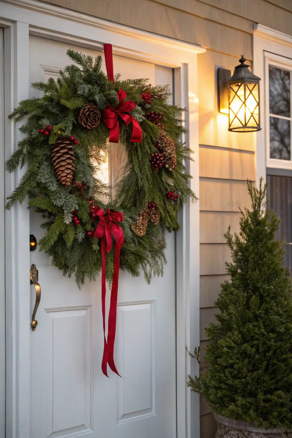 Everlasting charm with an evergreen circle.