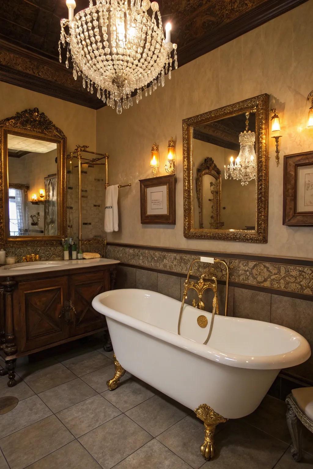 A bathroom inspired by the past, where each bath feels like a timeless escape.