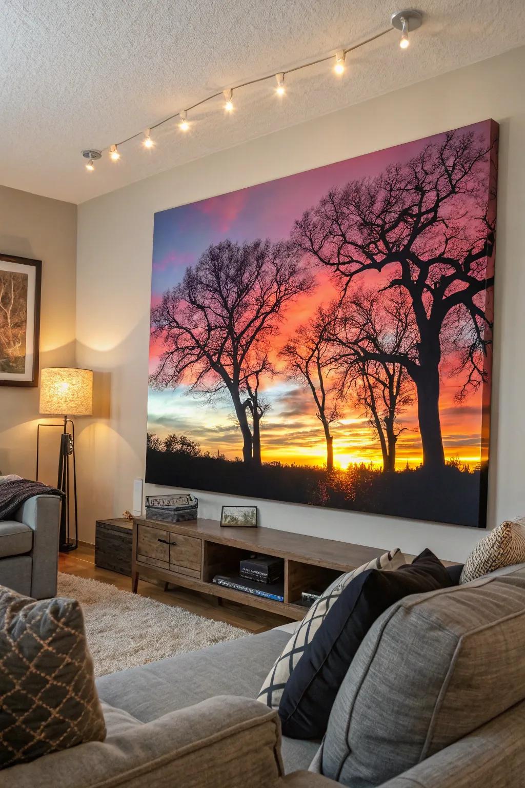 Nature-inspired tree outlines infuse the lively charm of the outdoors into your living space.