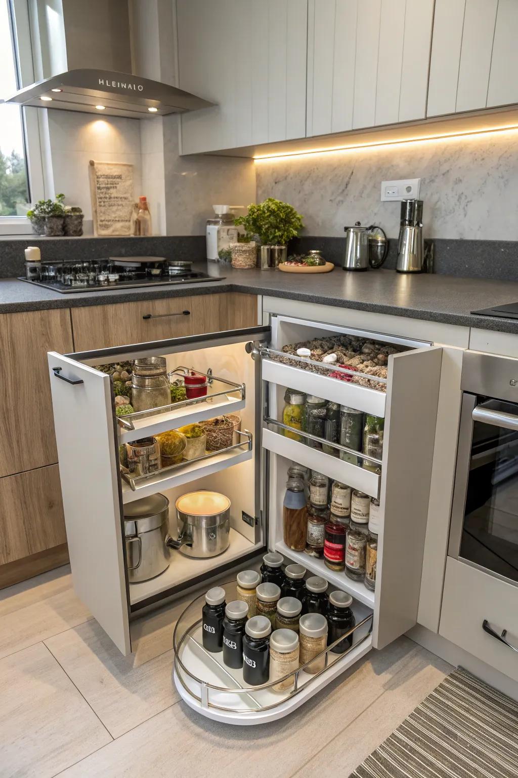 A classic Rotating Organizer brings order to your kitchen chaos.