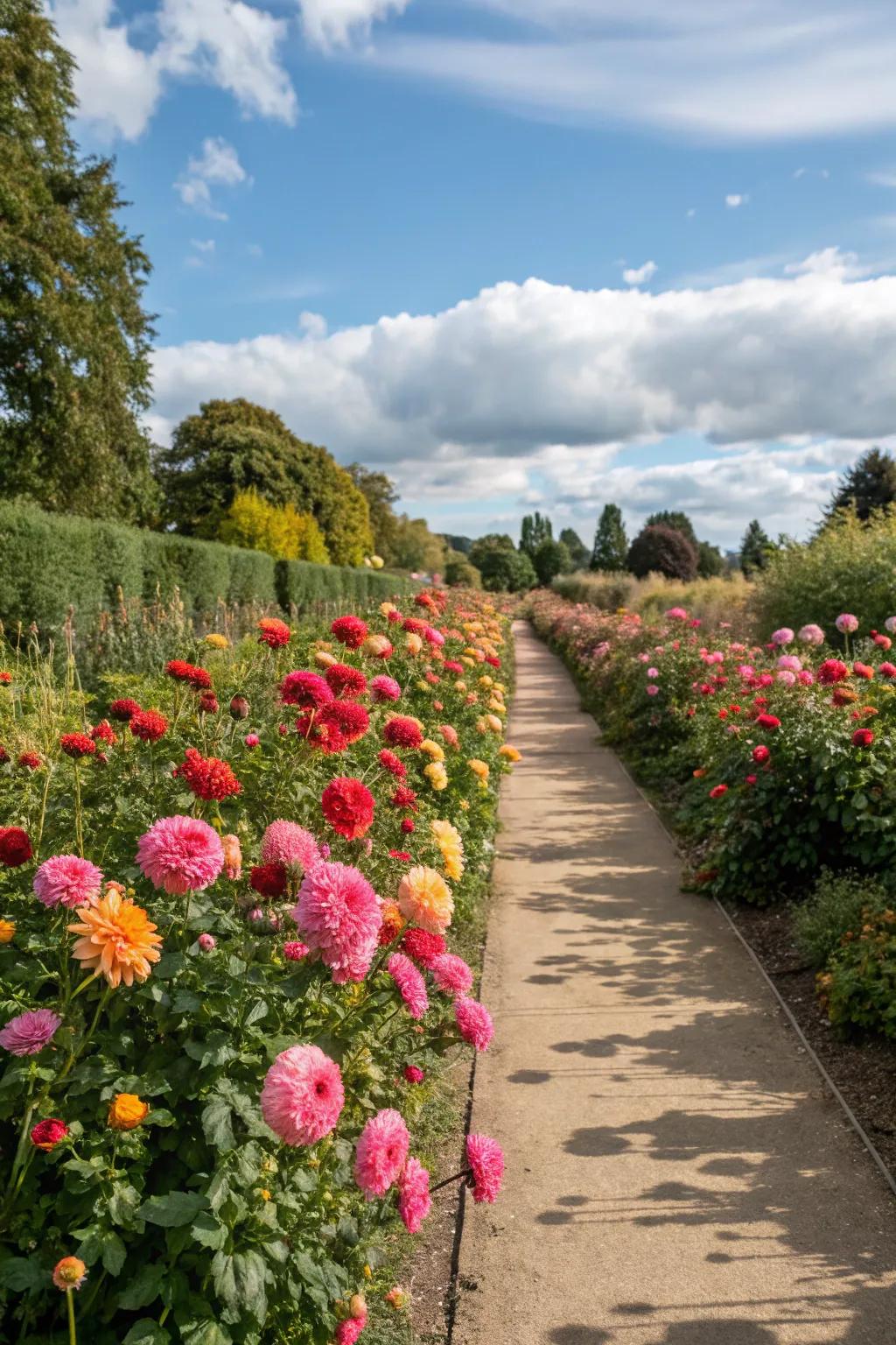 A walkway is beautifully accented by vibrant <strong>radiant star</strong> borders.” loading=”lazy” class=”pimg”>
	</picture><figcaption>A walkway is beautifully accented by vibrant <strong>radiant star</strong> borders.</figcaption></figure>
<p>Planting <strong>radiant stars</strong> along the sides of your walkways forms a vibrant border, naturally directing people through your garden. I’ve seen firsthand how much joy this simple touch brings to my guests!</p>
<h3>A few things you might like:</h3>
<ul class=