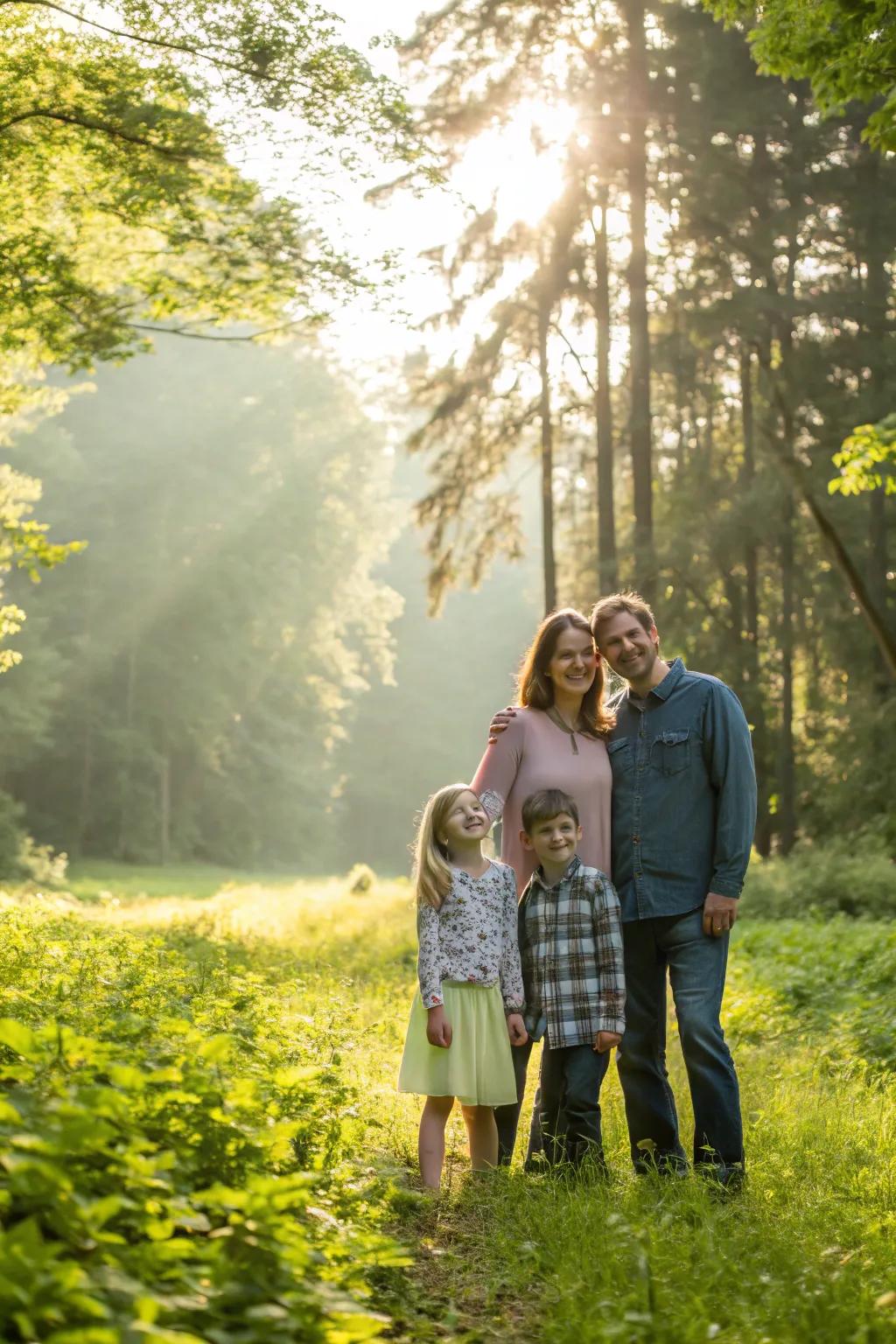 Immerse yourself in nature's enchantment with a woodland scene.