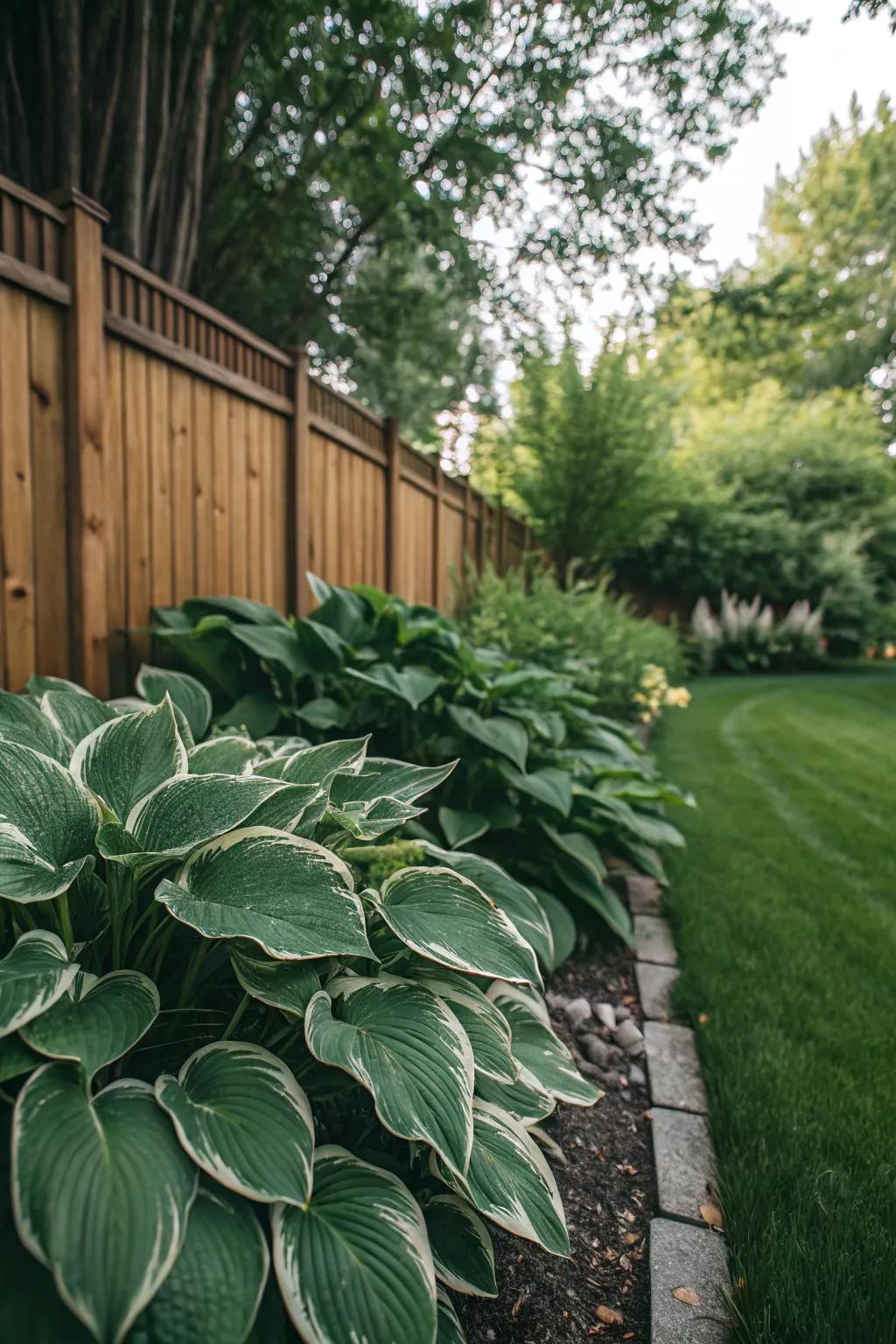 A verdant shadeleaf foundation establishes a tranquil and flourishing front yard.