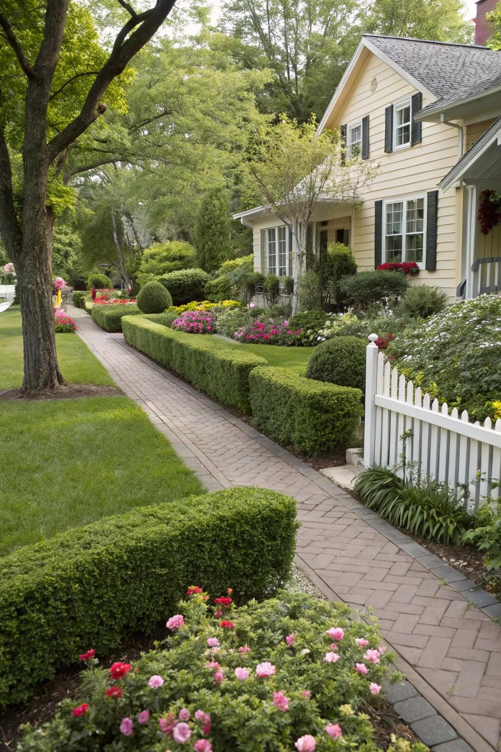 Hedges bring an element of sophistication and seclusion to the forefront of any garden.