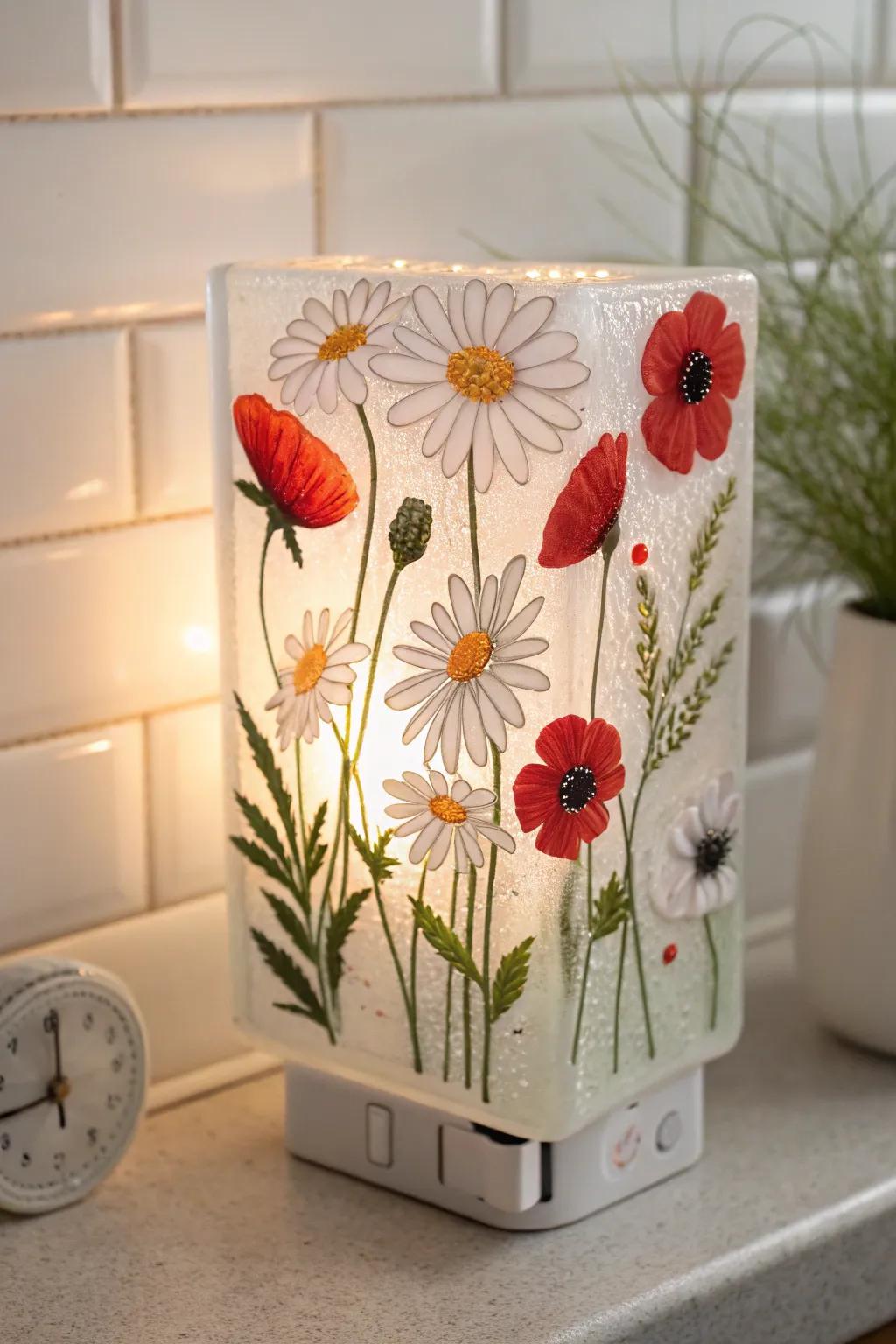 Elevate your space with floral refinement and tranquil charm.