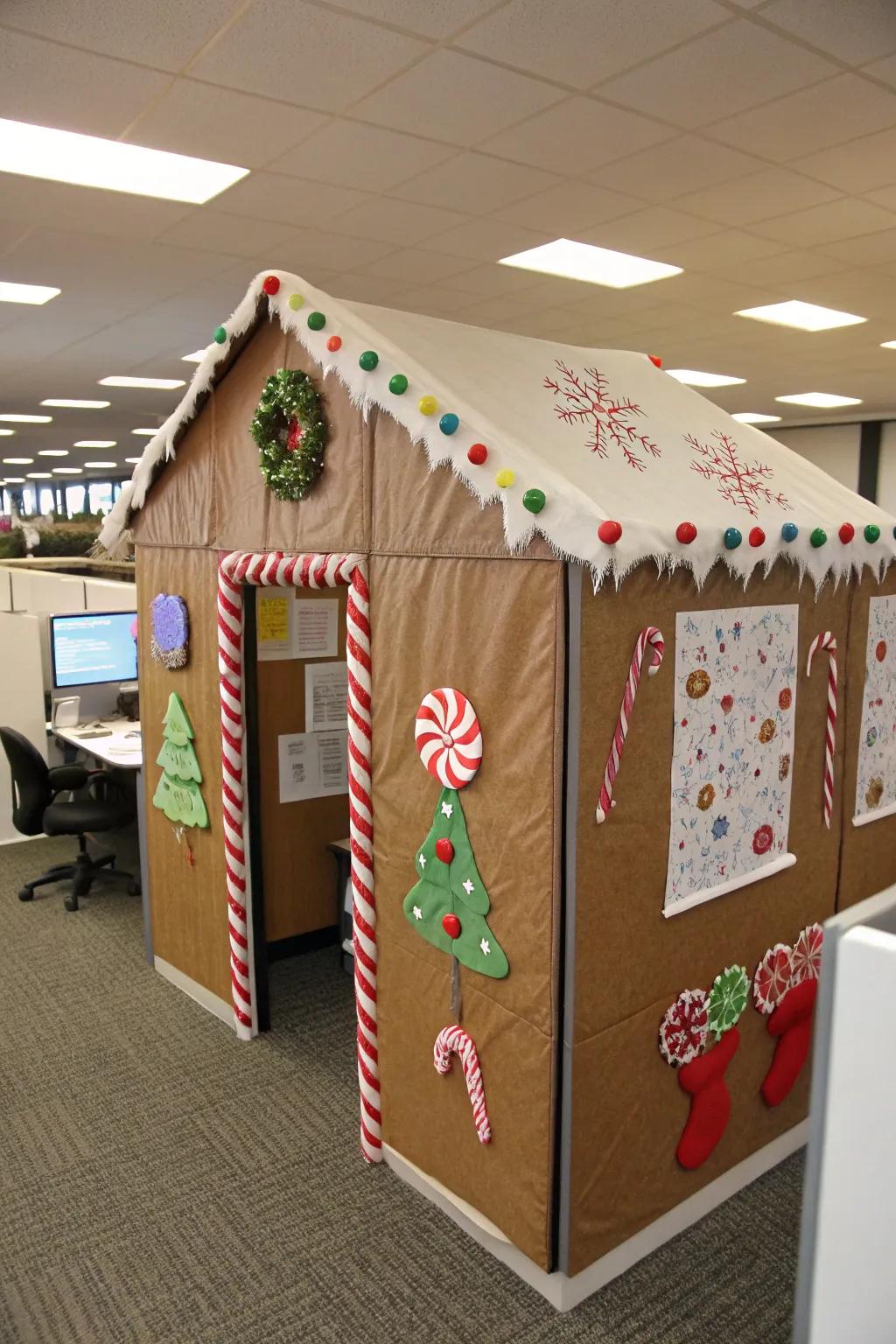 Infuse your workspace with gingerbread charm.