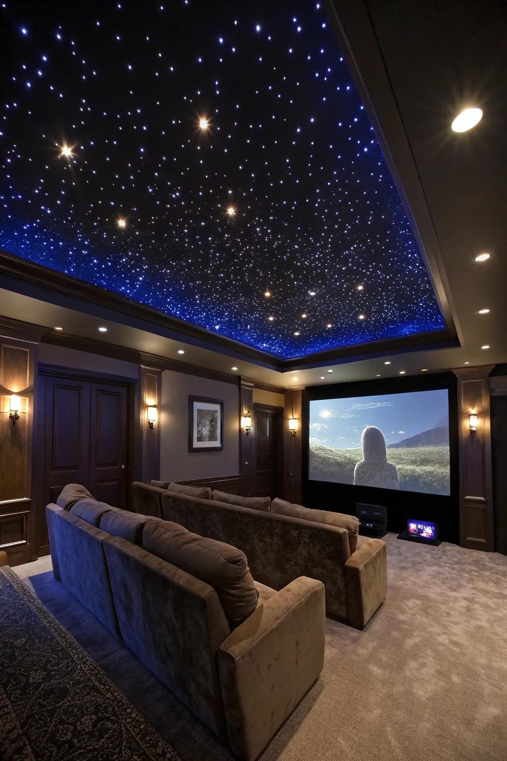 Redesign your ceiling into an alluring starlit vista.