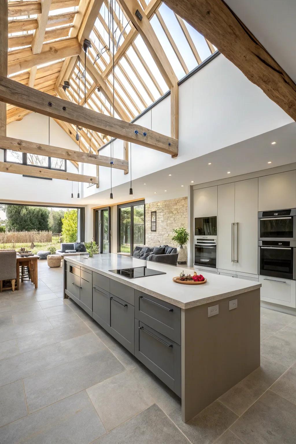 Taking down walls can make your kitchen feel bigger and more welcoming.