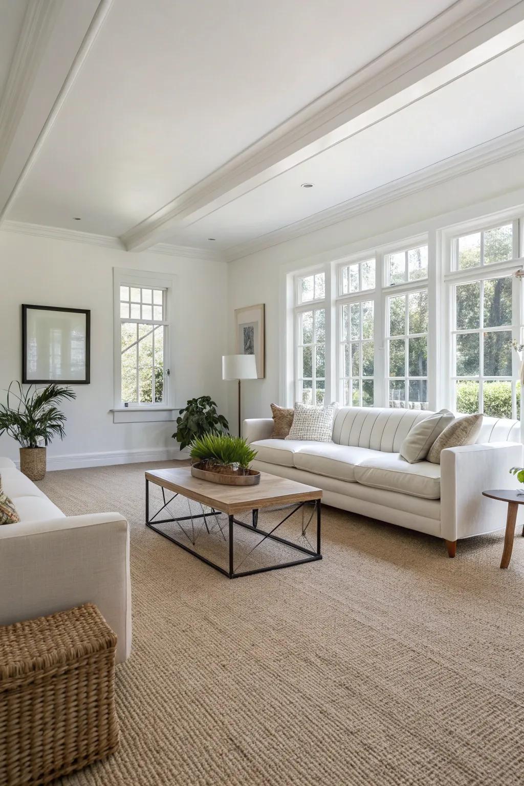 Understated hues provide a relaxing and adaptable setting.