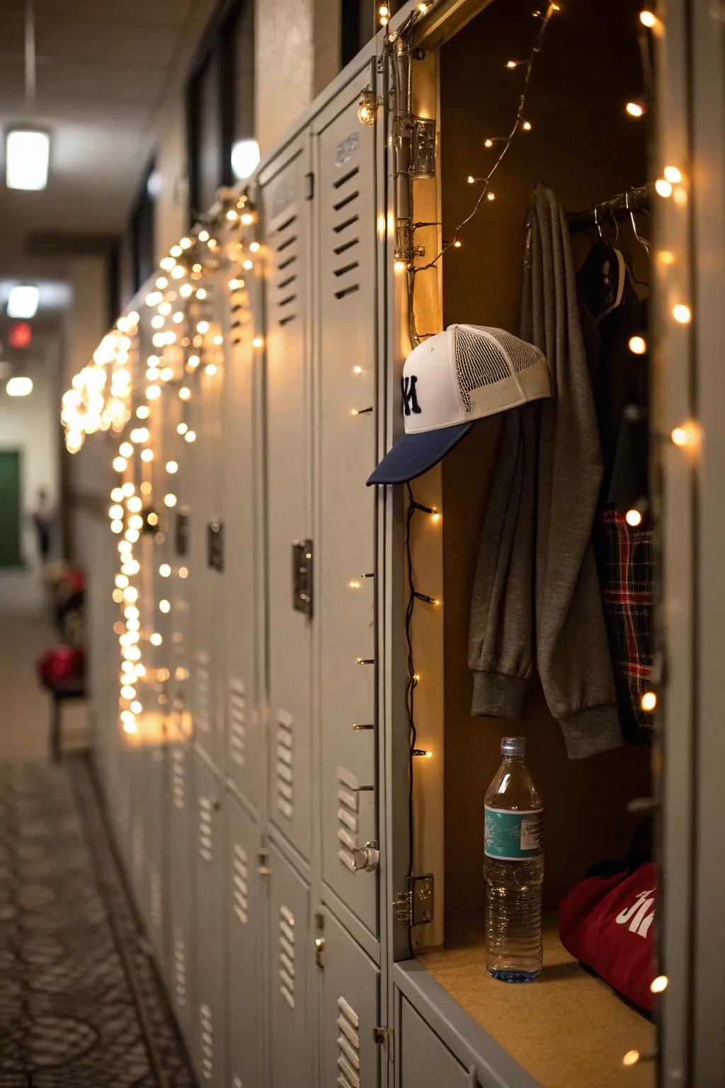 Bask in the soft, inviting radiance of decorative lights.