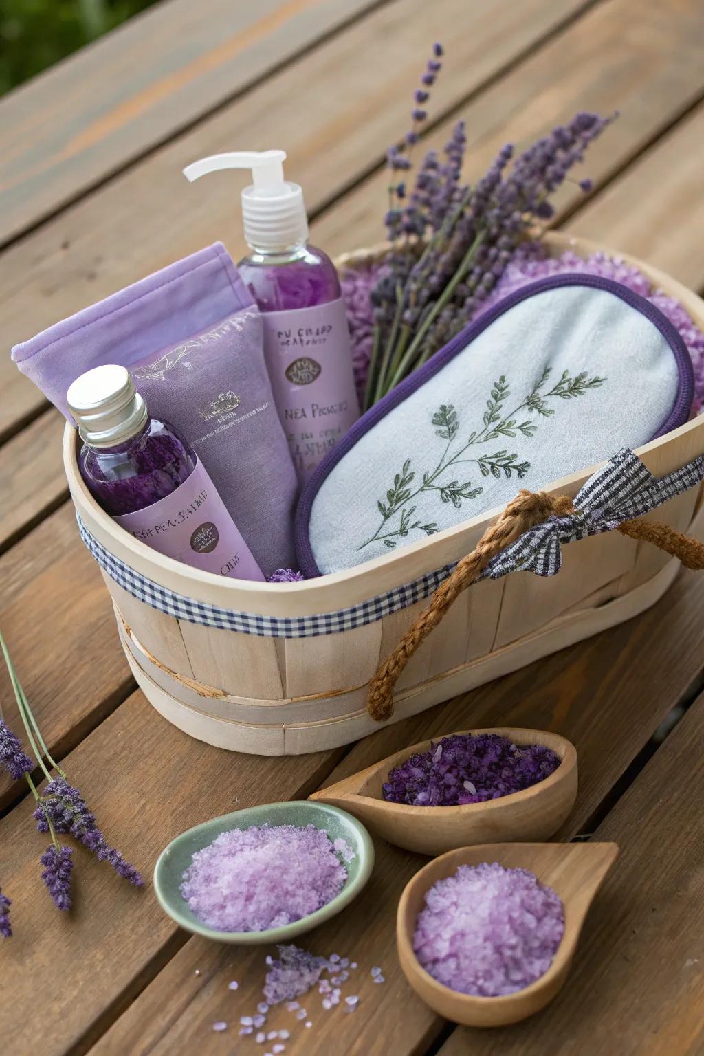 Lavender Serenity Package: A peaceful getaway cloaked in violet tones.