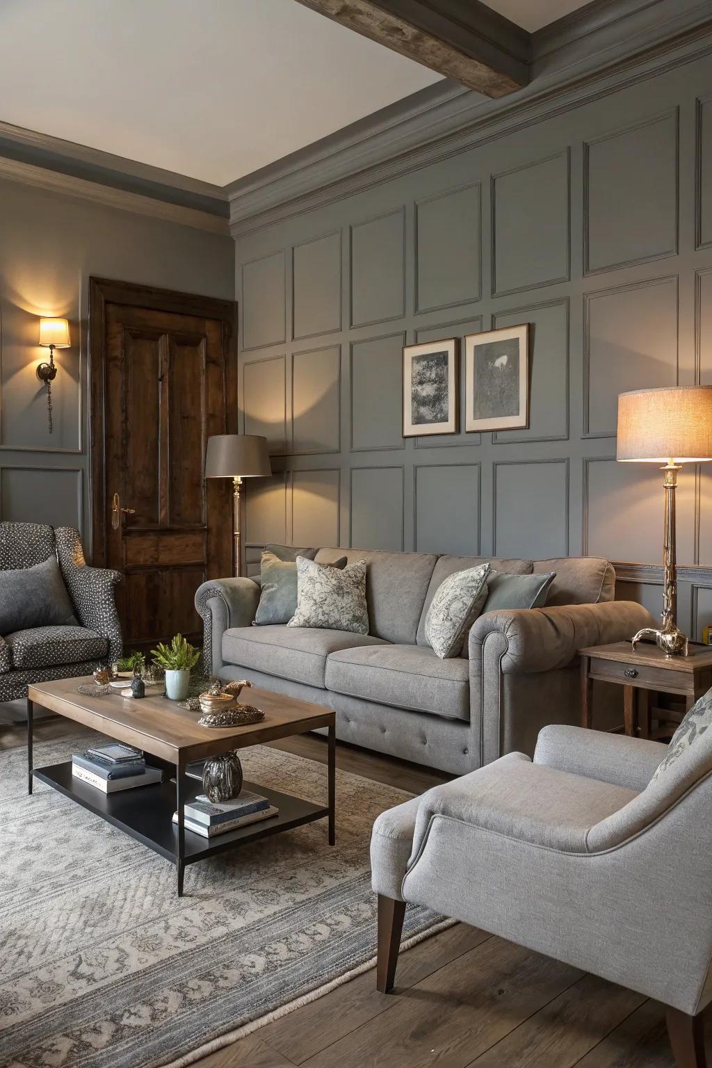 Different grey tones add depth and character.