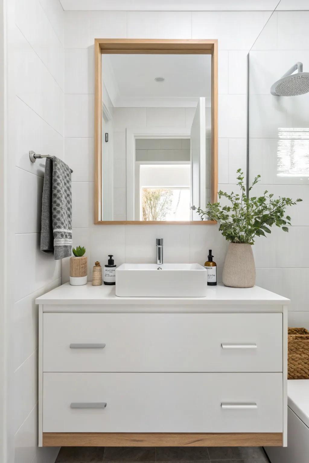 Simplicity transforms into grace with minimalist design.