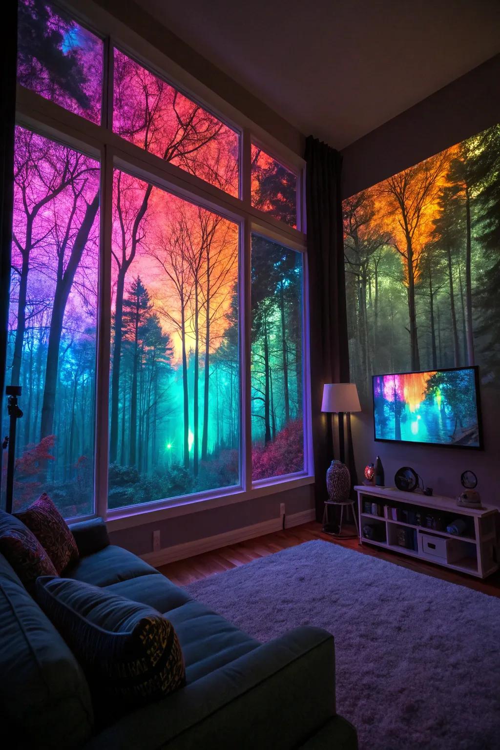 Create a luminous forest in your residence.