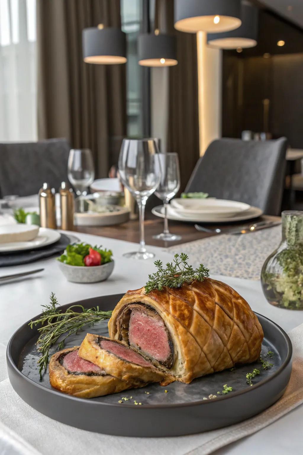 Beef Wellington: A delectable centerpiece for Thanksgiving.