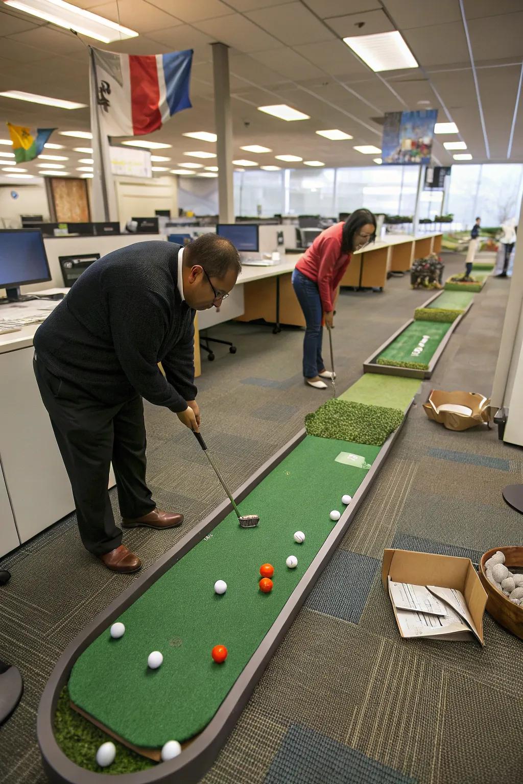 Workstations become integral to the game with familiar items serving as challenges.
