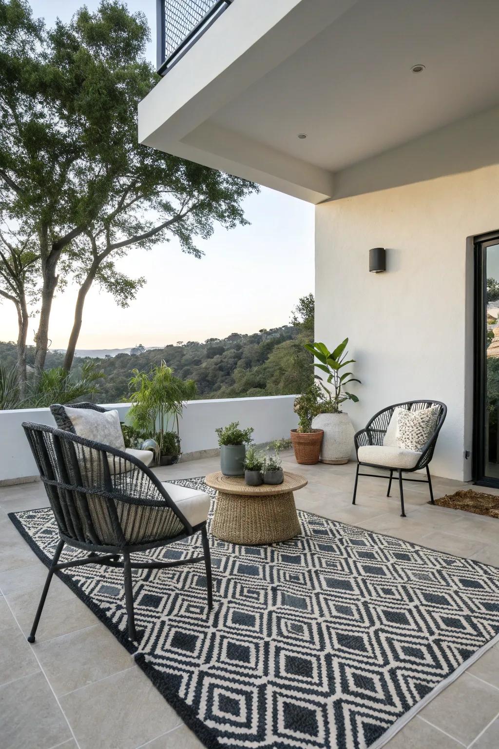 Modern sophistication defined by geometric designs.