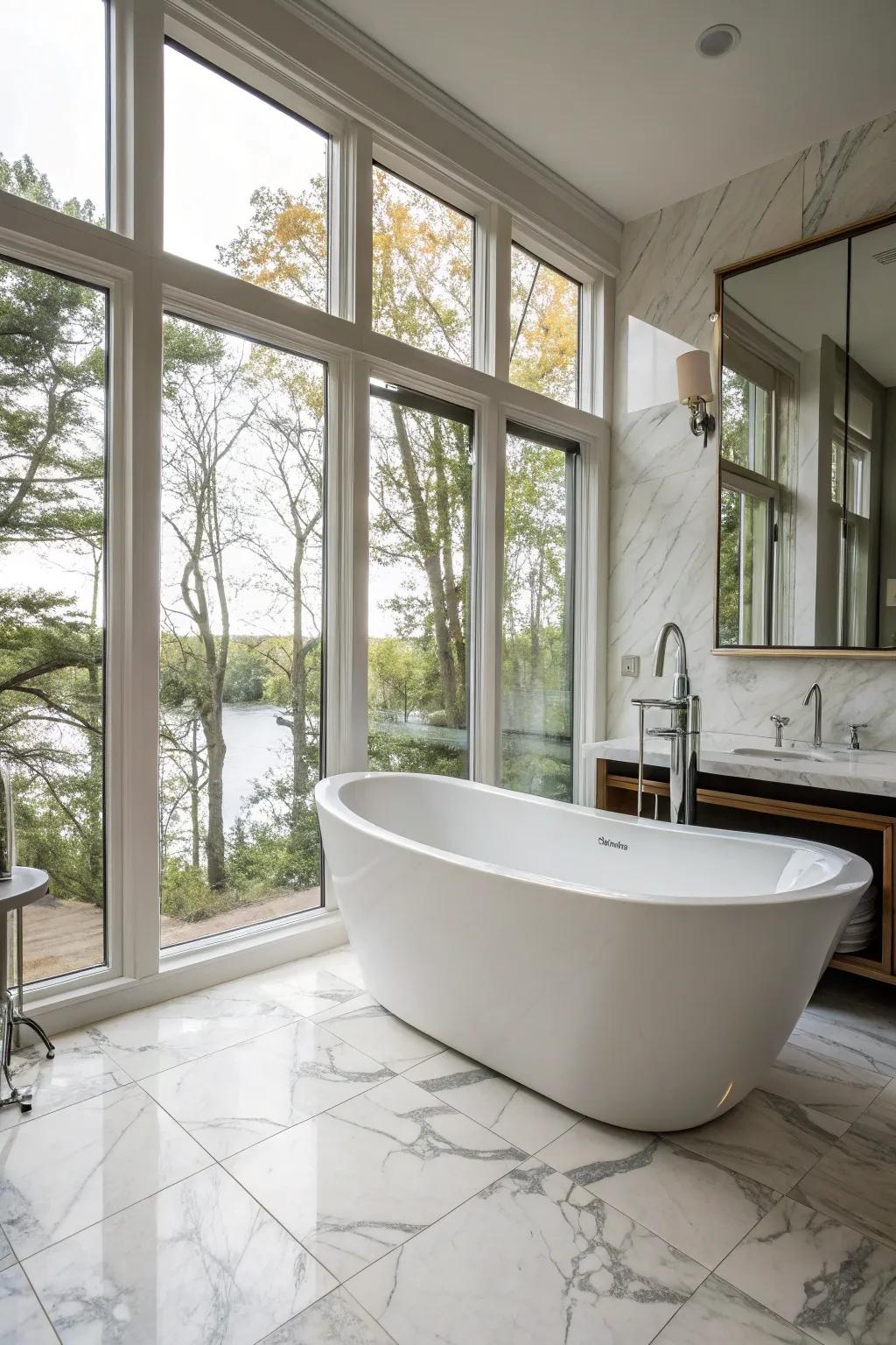 A standalone tub reimagines your bathroom as a personal escape.