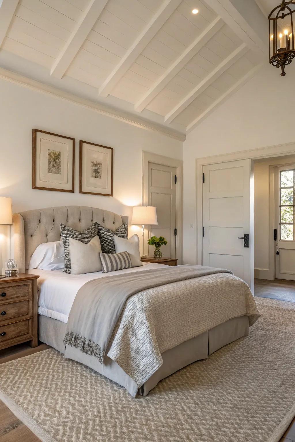 Embrace peace with a neutral palette that brings serenity to your environment.