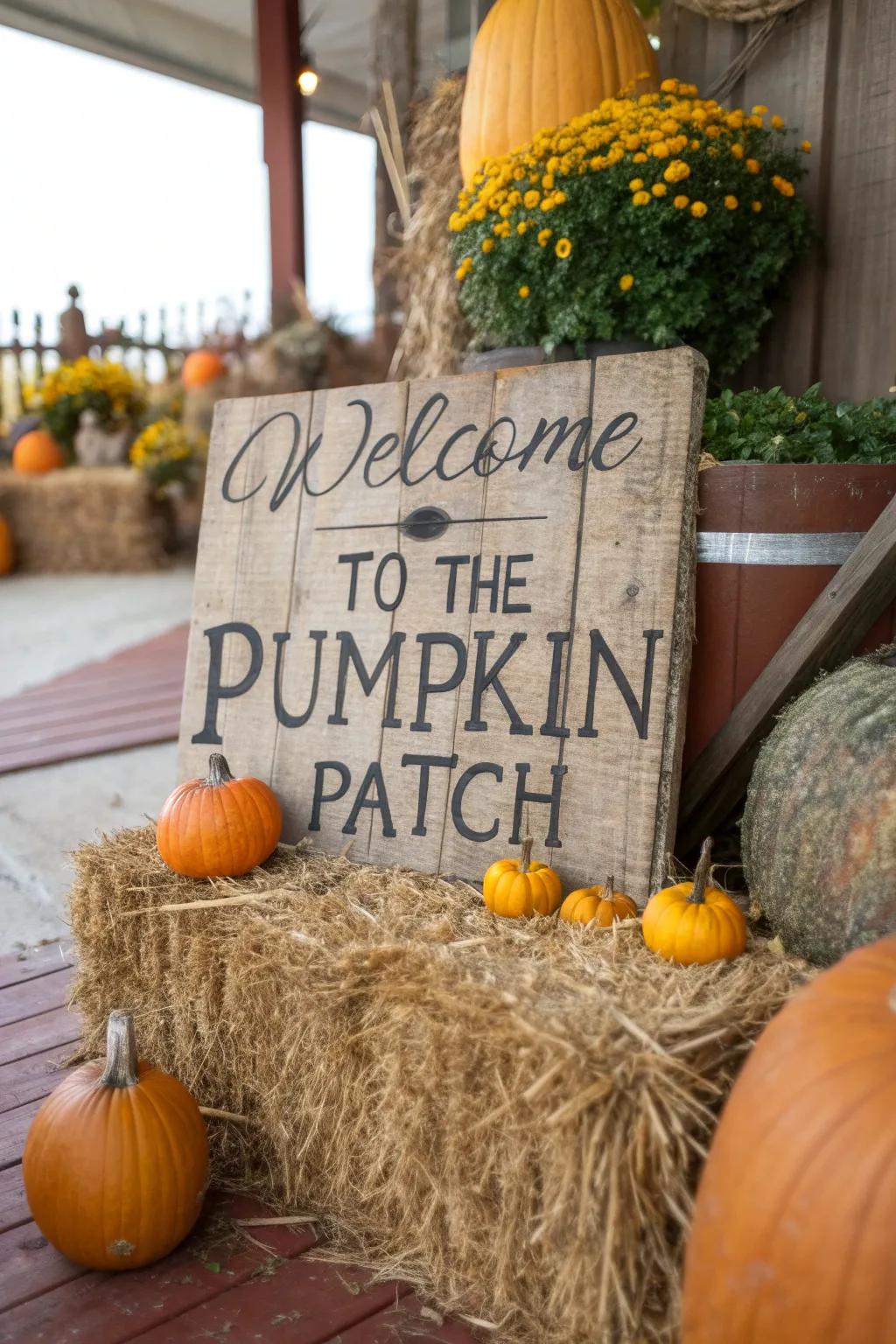 A friendly greeting to your seasonal meeting spot