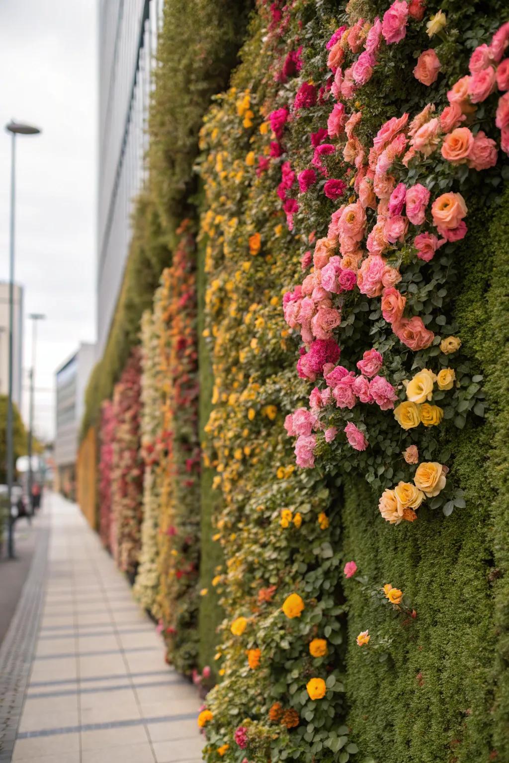 Transform your gardening with a vertical exhibit of sun rose.