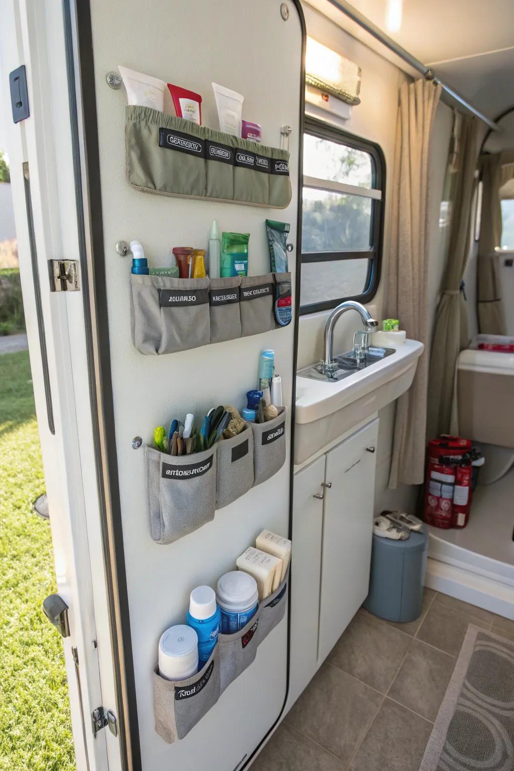 Make the most of your space with wall-mounted storage.