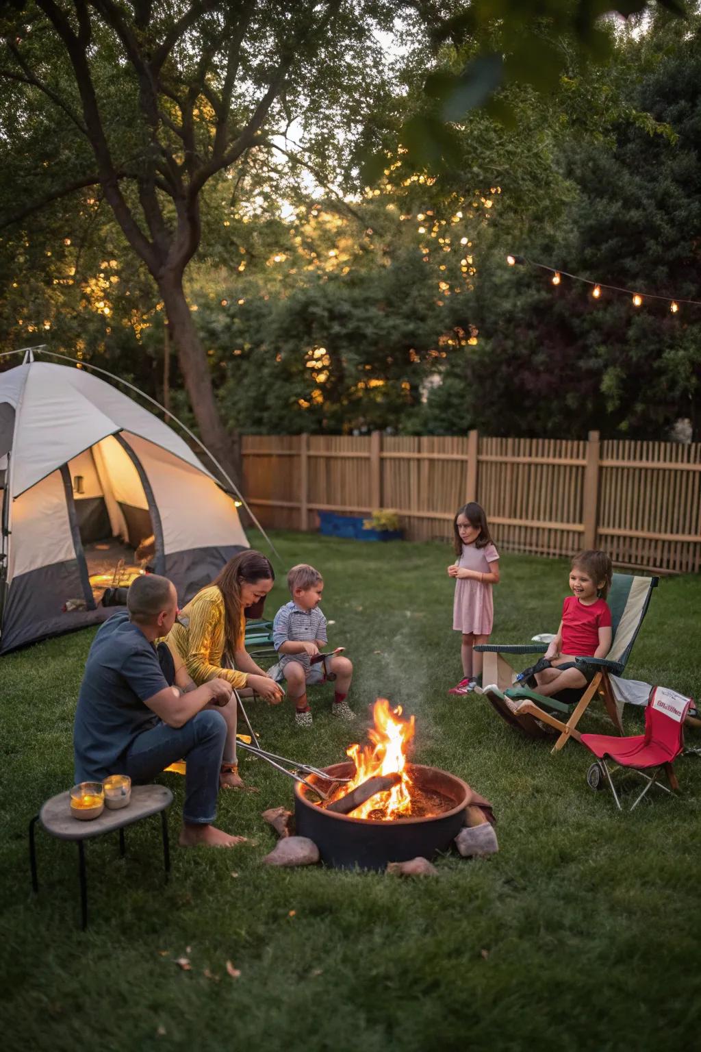 Enjoy a thrilling camping adventure right outside your door.