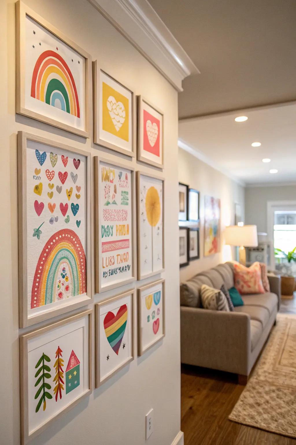 Transform your decal collection into a gallery wall masterpiece.