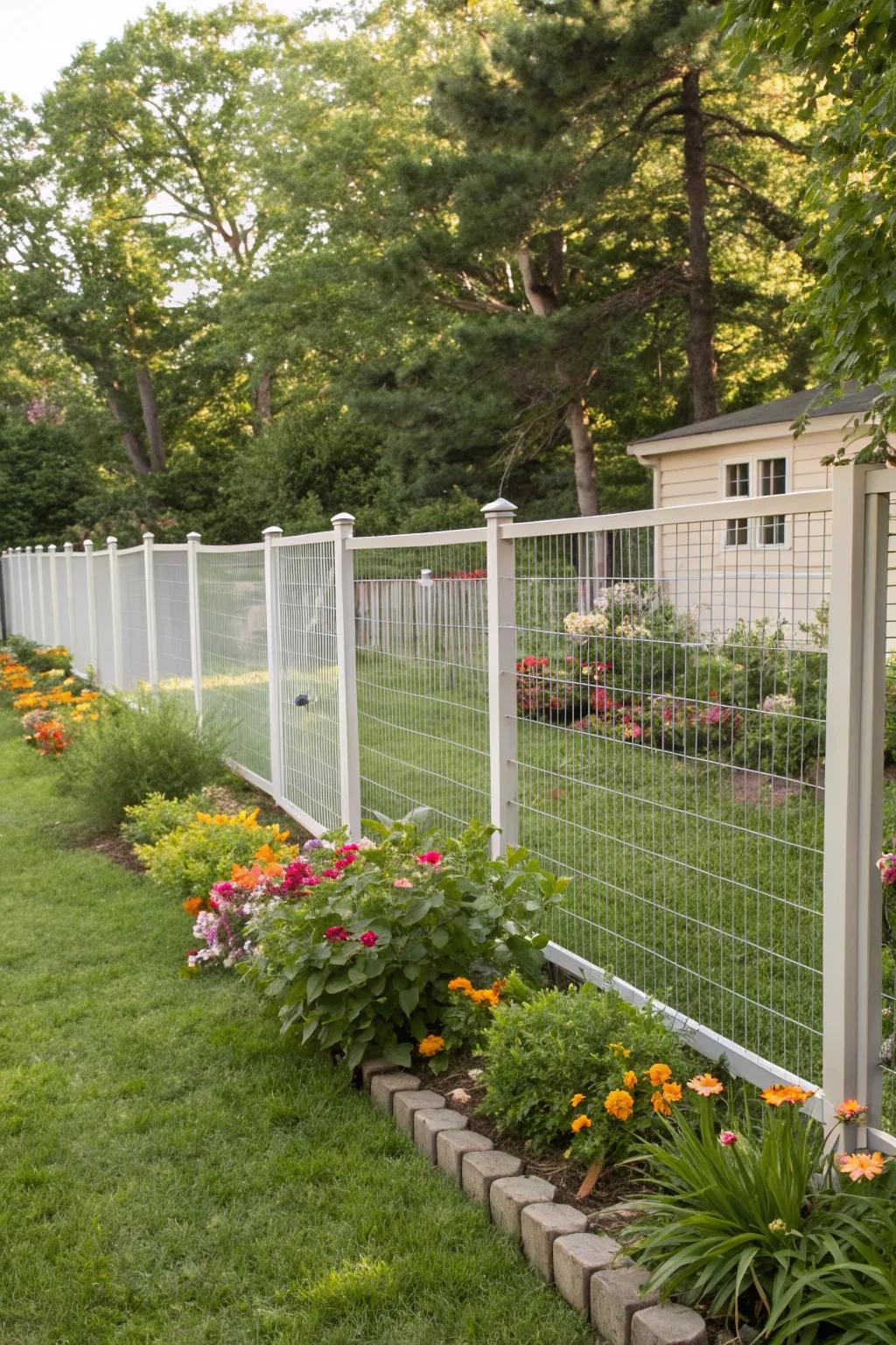 Adaptable panel boundaries provide flexible privacy options for any backyard.