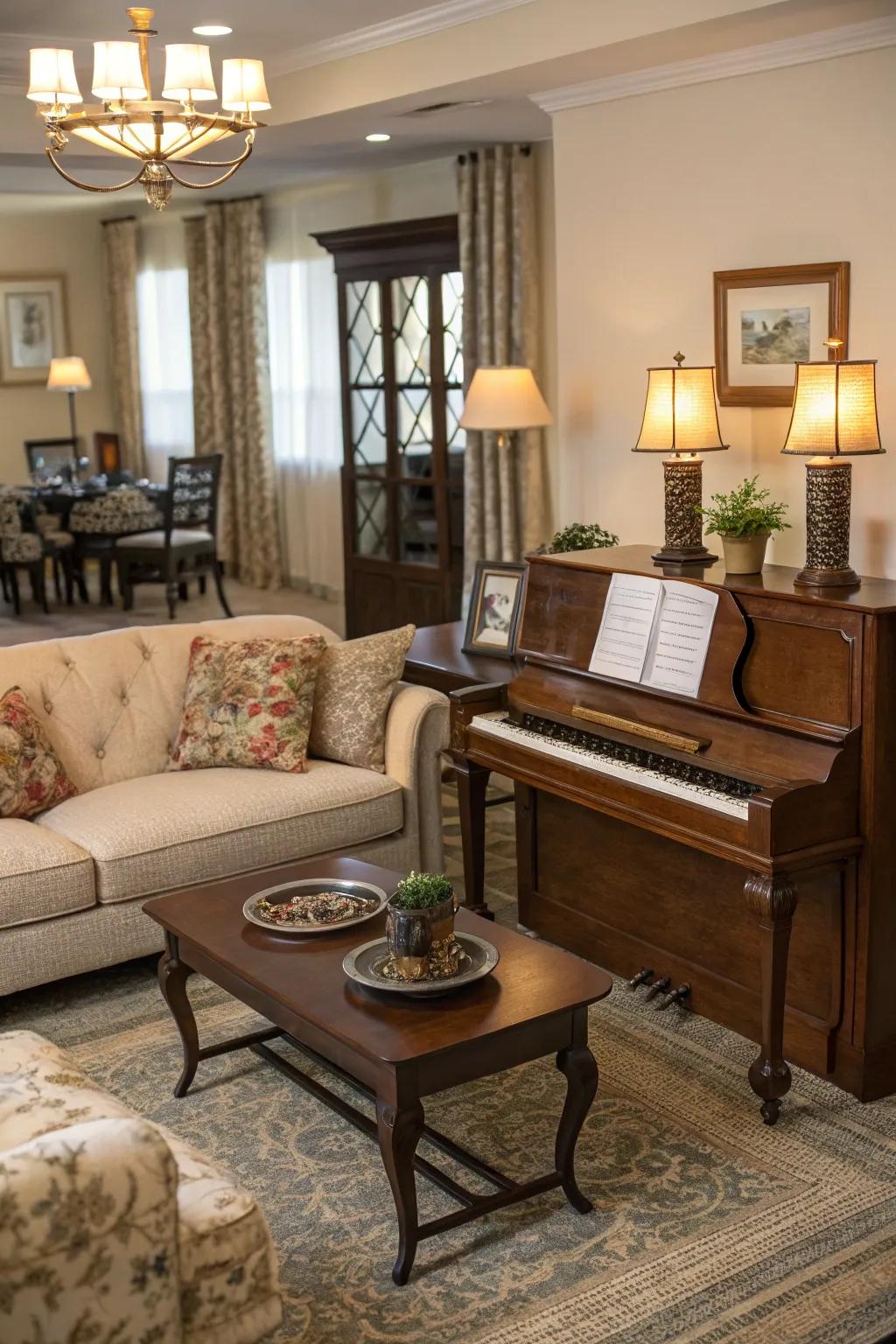 Cultivate a living space filled with music and cherished moments.