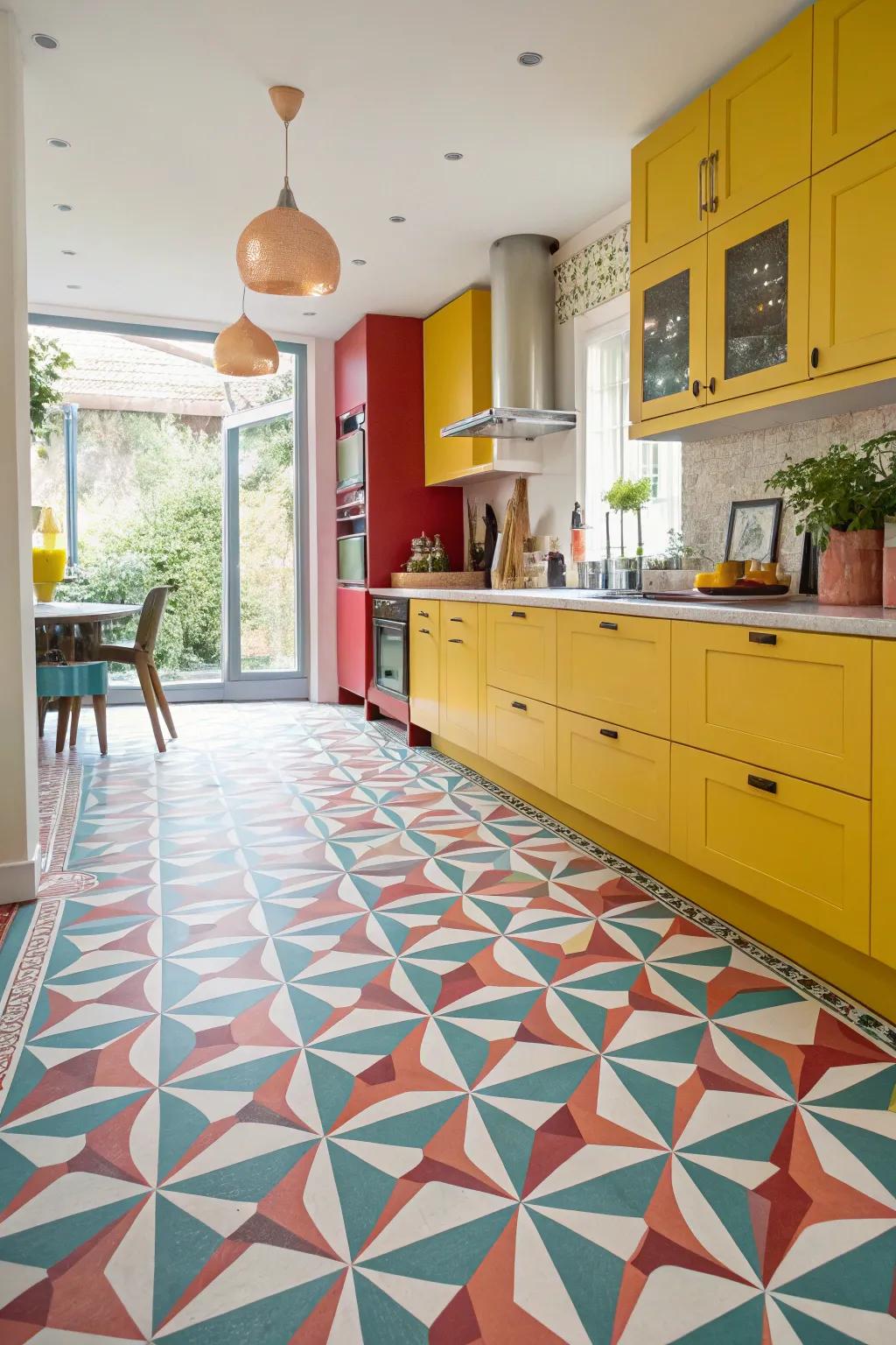 The realm of vinyl flooring presents limitless possibilities in pattern design.