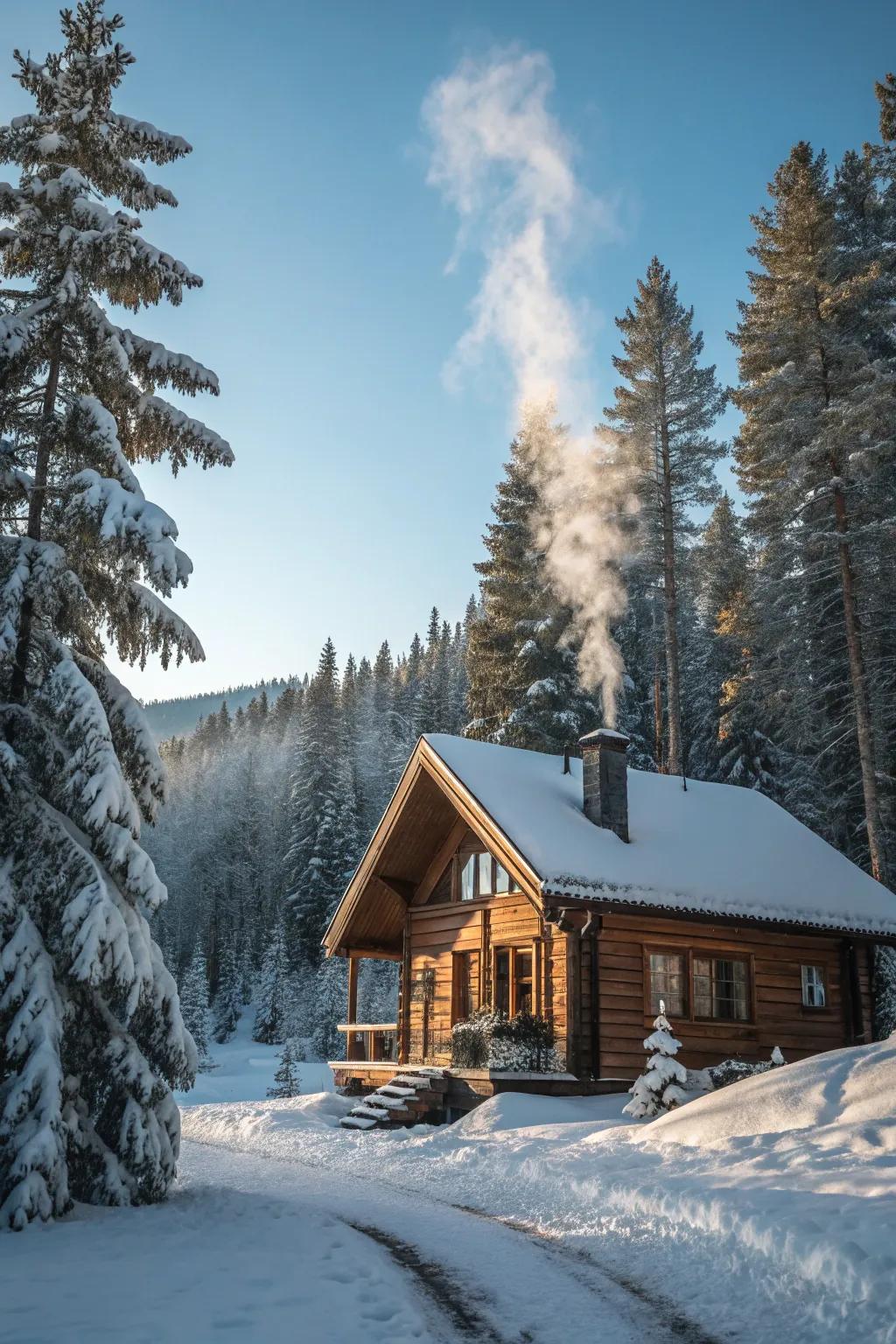 Discover peace in a charming Vermont cabin, ideal for a winter babymoon.