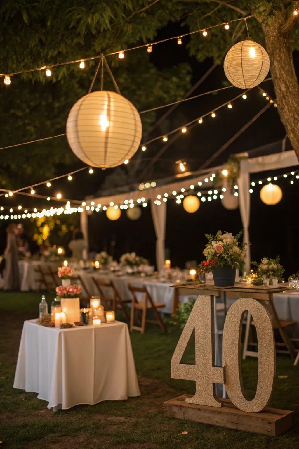 Light up the night with a warm, welcoming glow.