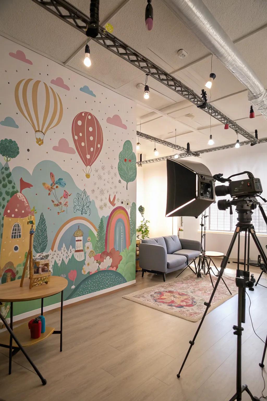 Bring joy with playful idea murals.