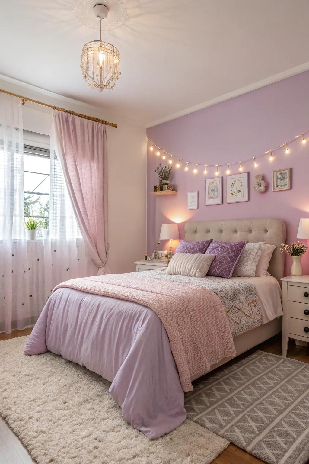 The serene atmosphere is attributed to the incorporation of gentle tones.