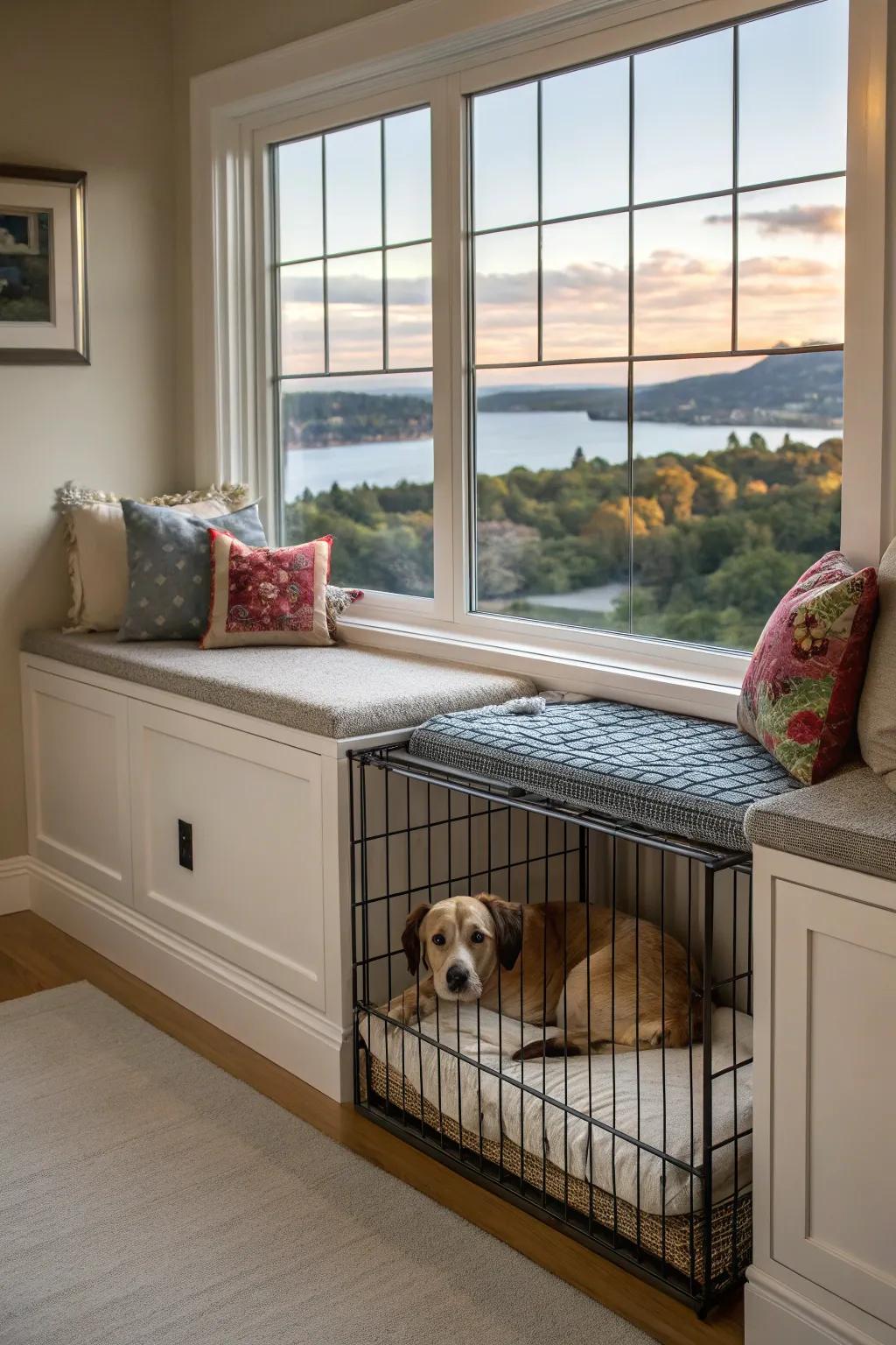 Window spots offer the best of relaxation and observation.