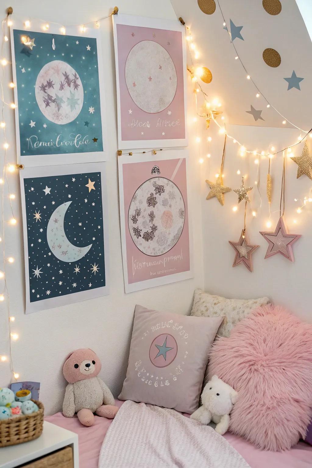 Heavenly concepts introduce a hint of magic and sophistication.