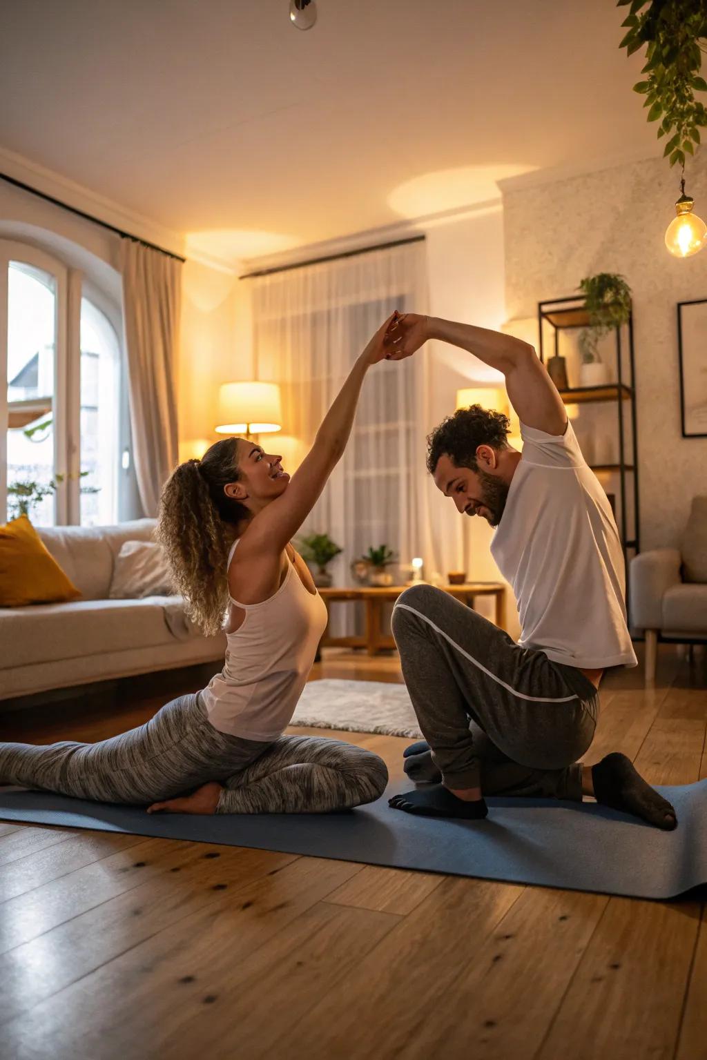 Integrate stretching for additional bonding and flexibility.