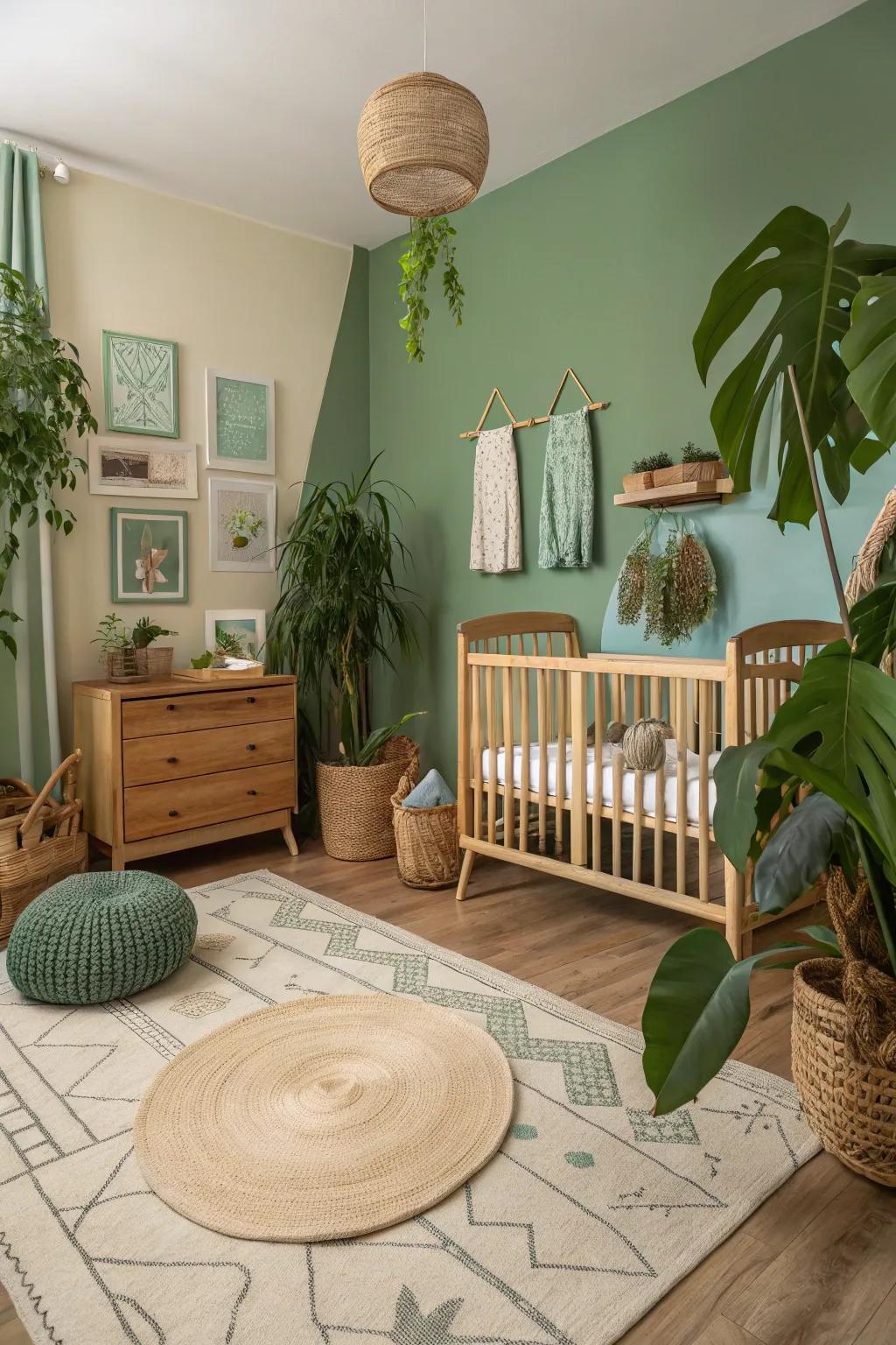 Blueprint an unaltered sanctuary through an eco-conscious nursery.