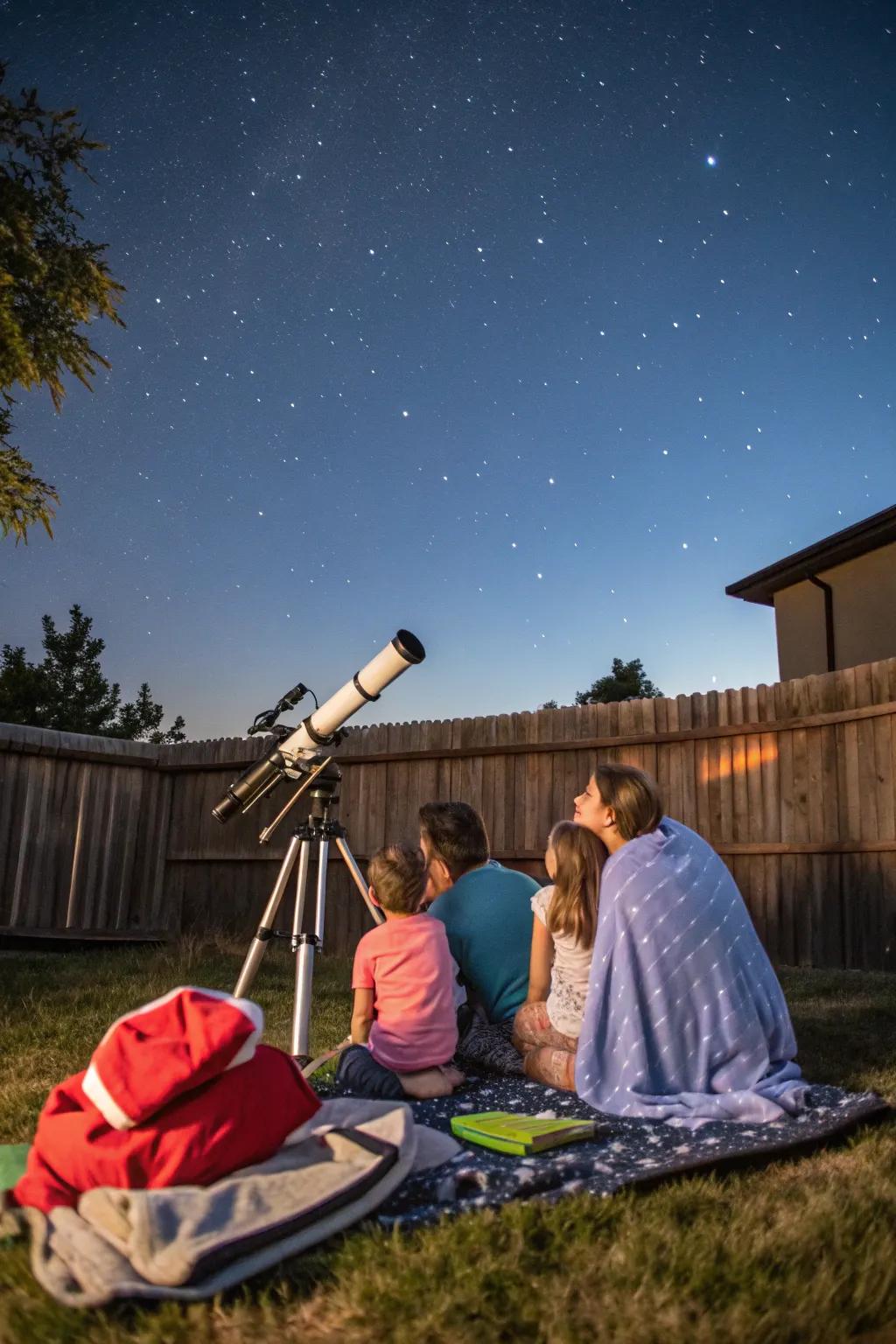 Stargazing and storytelling bring a magical end to the night.