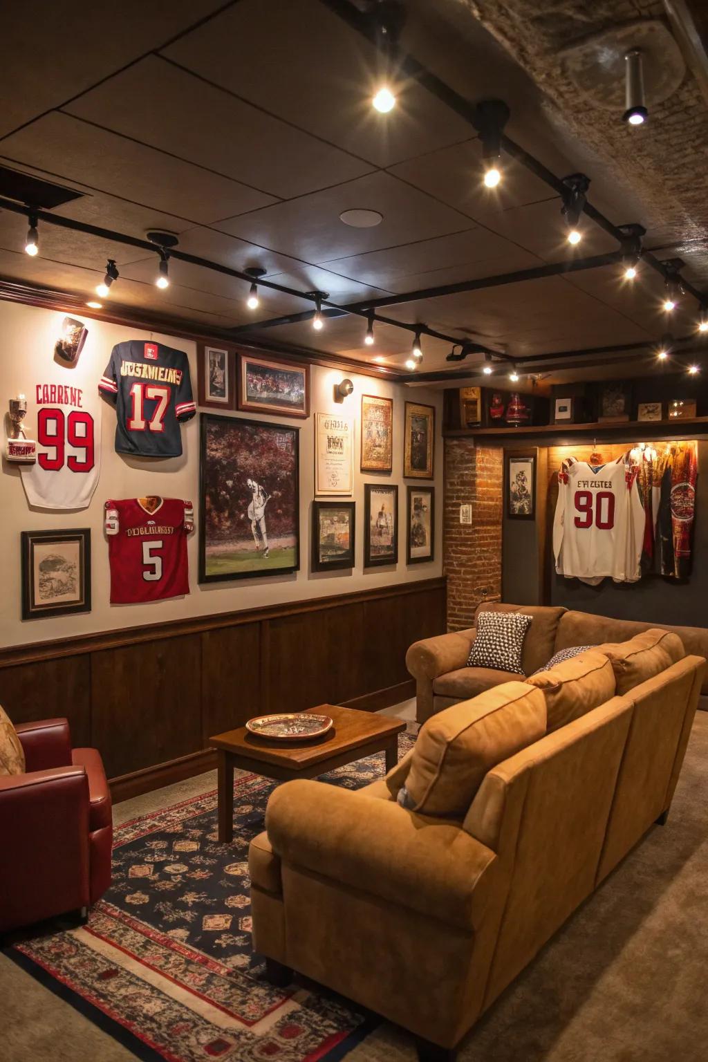 A sentimental area for sports lovers.