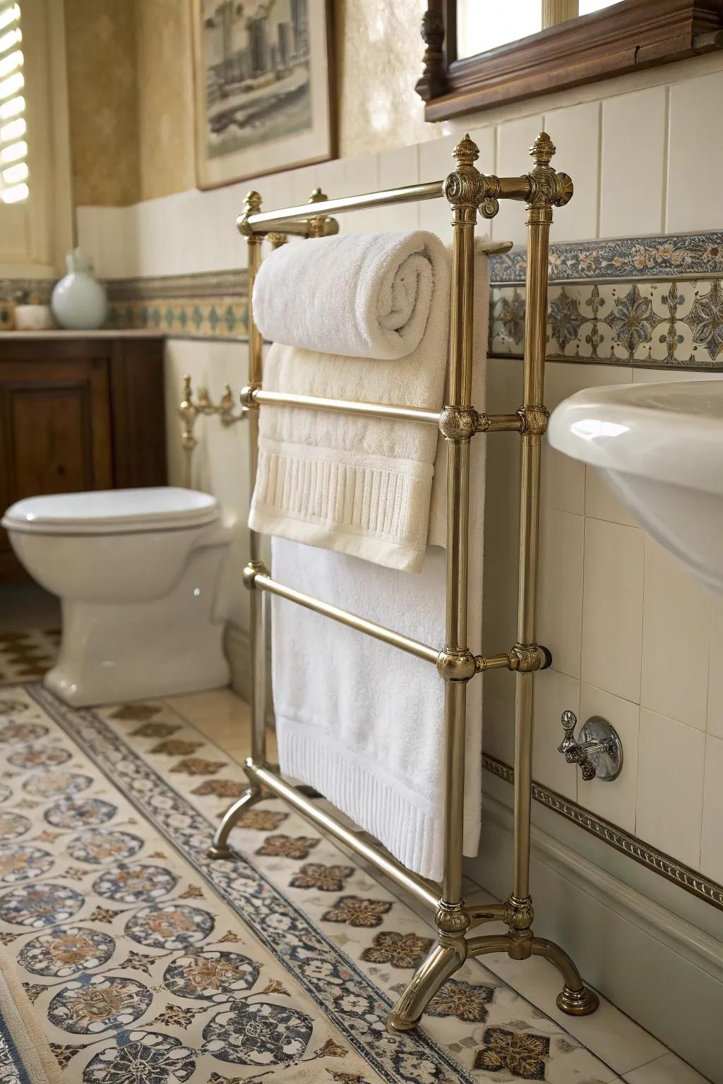 Aged rails lend character and charm to your area.