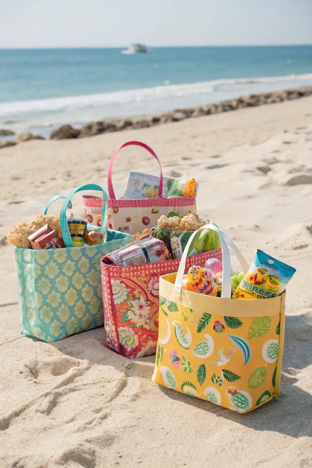 Seaside carry bags are both useful and much-appreciated presents.