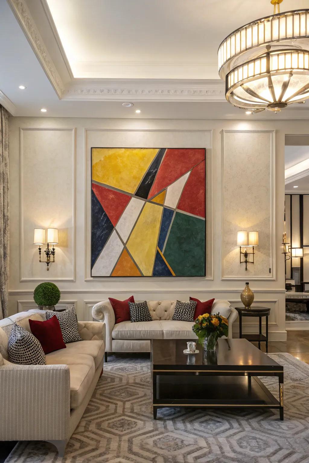 Ornamental surface artistry injects character and flair into any area.