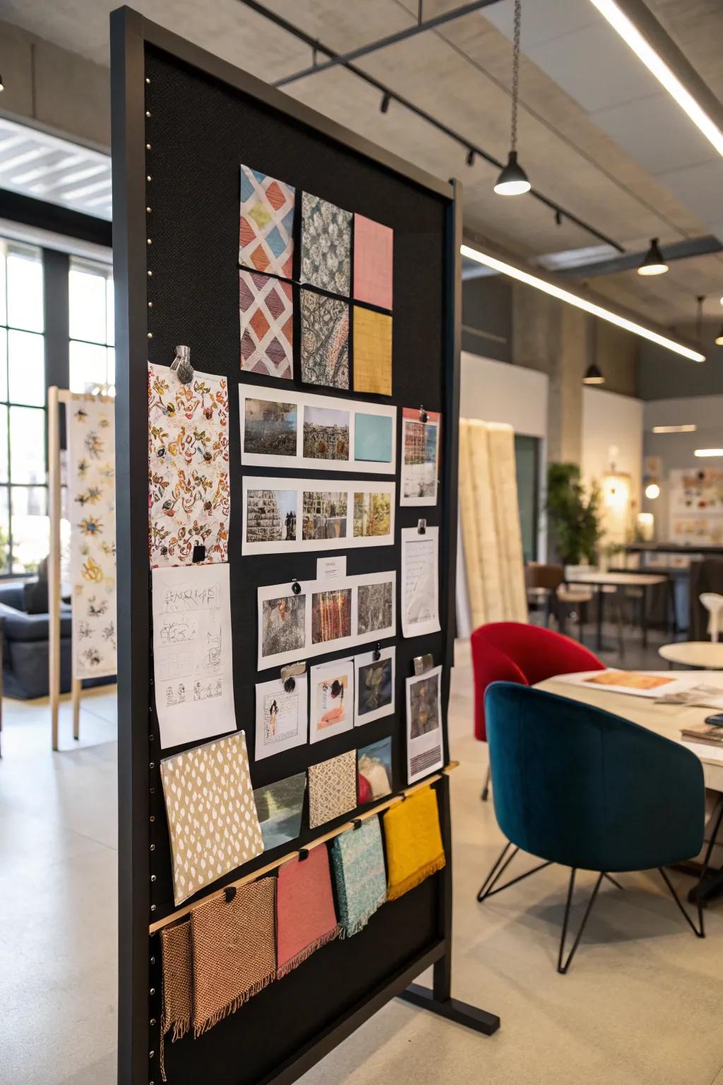 Visualize your projects with a mood board that ignites creativity.