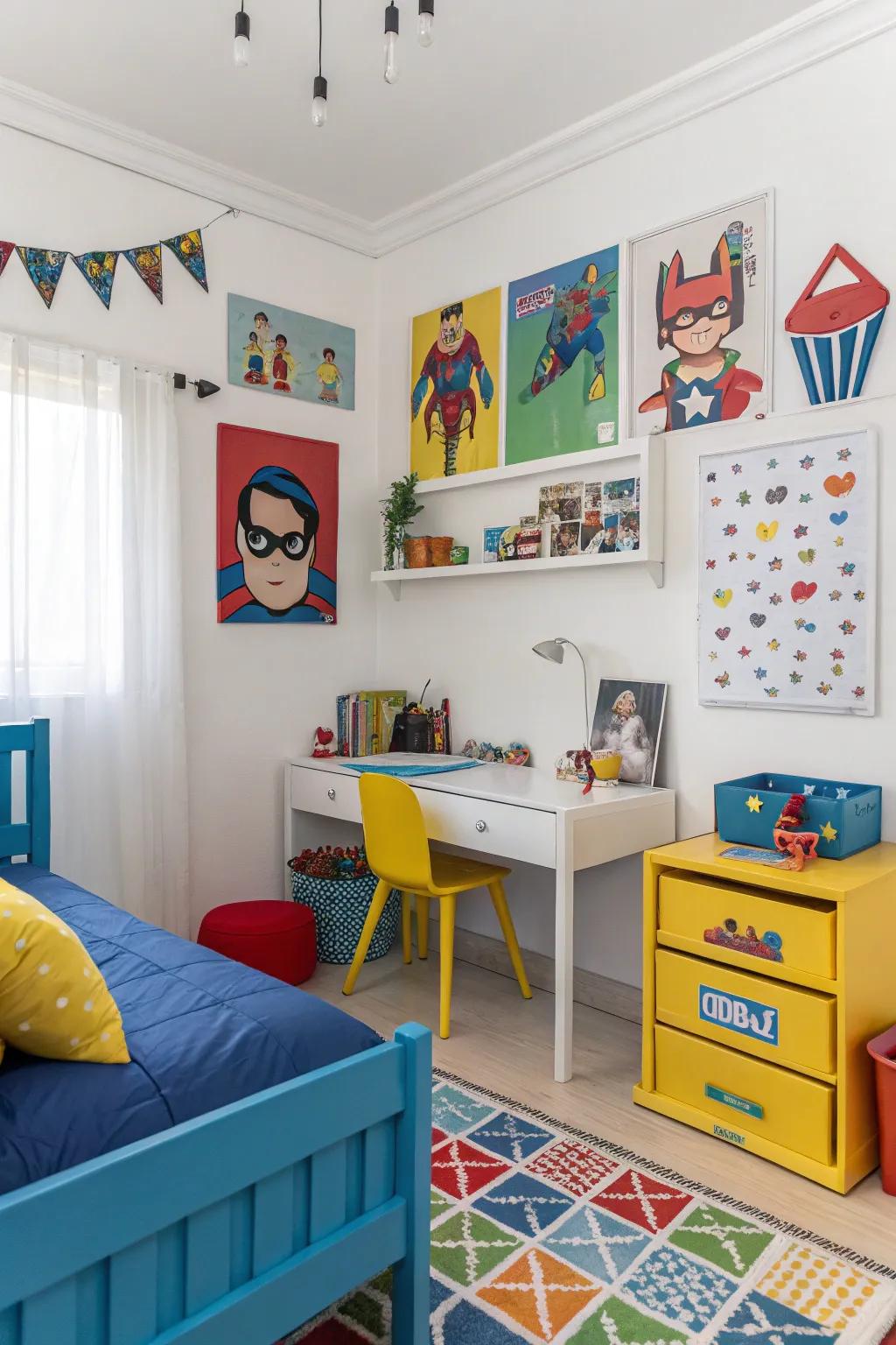 Bright and airy with lively touches.